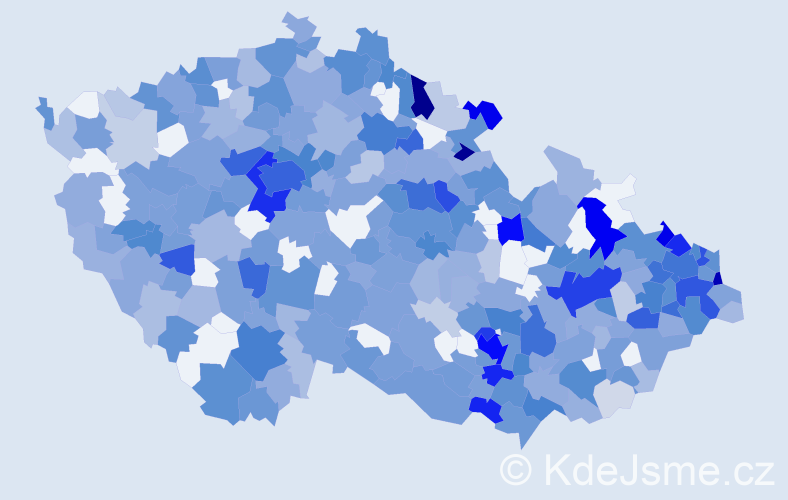 Jméno: 'Stela', počet výskytů 912 v celé ČR