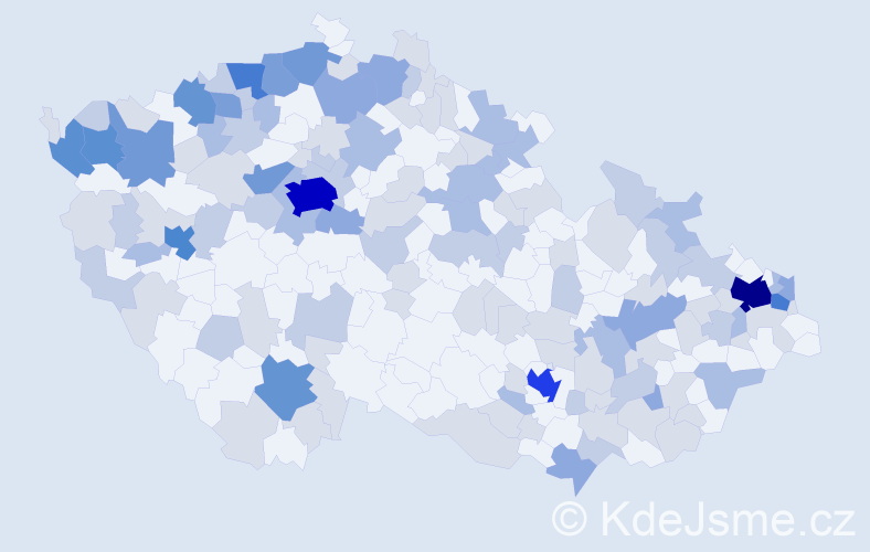 Jméno: 'Melisa', počet výskytů 331 v celé ČR