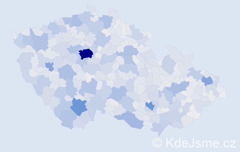 Jméno: 'Růžena', počet výskytů 35384 v celé ČR