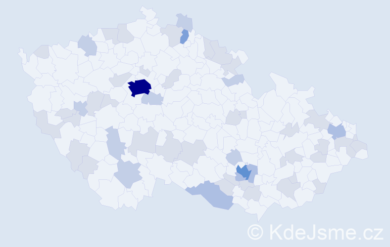 Jméno: 'Ina', počet výskytů 99 v celé ČR