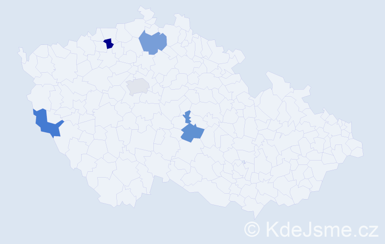 Jméno: 'Khanh Hoa', počet výskytů 5 v celé ČR