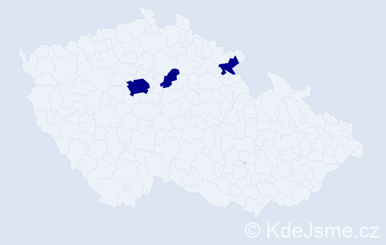 Jméno: 'Luisa Anna', počet výskytů 3 v celé ČR