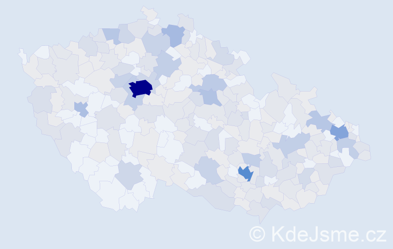 Jméno: 'Zina', počet výskytů 552 v celé ČR