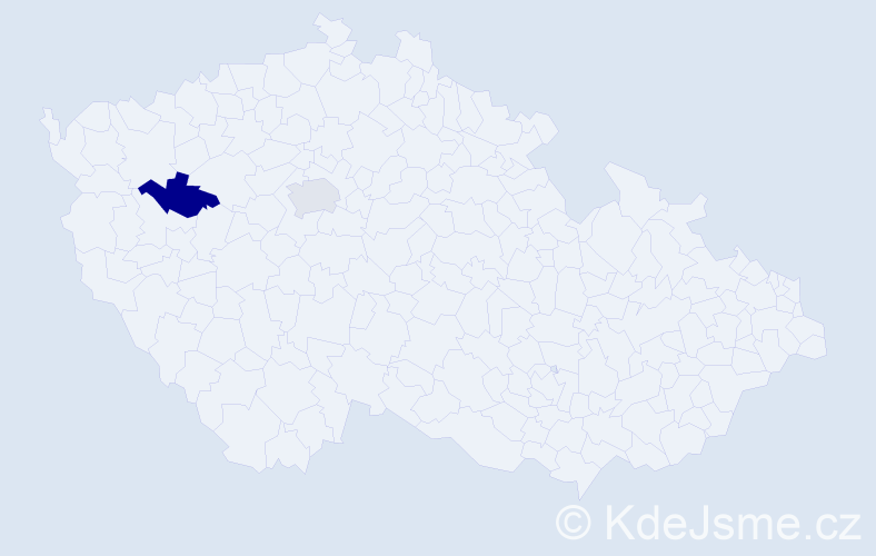 Jméno: 'Loai', počet výskytů 2 v celé ČR