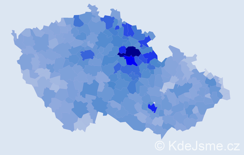 Jméno: 'Iva', počet výskytů 26124 v celé ČR