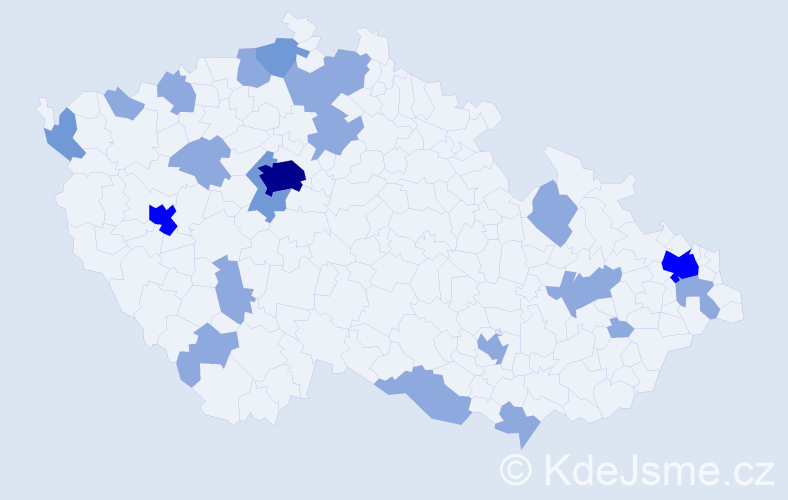 Jméno: 'Viet Cuong', počet výskytů 36 v celé ČR