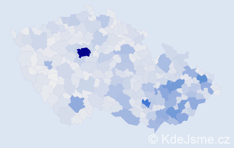Jméno: 'Ludmila', počet výskytů 77784 v celé ČR