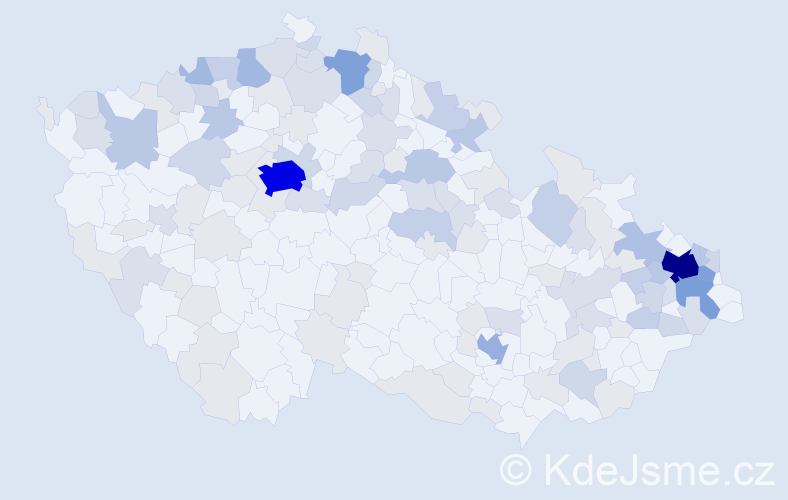 Jméno: 'Ilonka', počet výskytů 326 v celé ČR