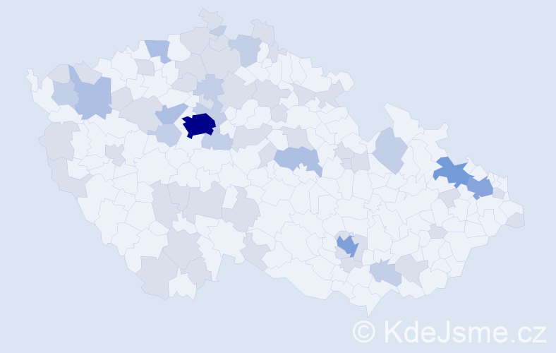 Jméno: 'Dorothea', počet výskytů 114 v celé ČR