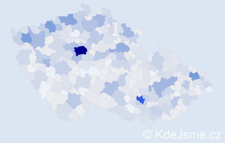 Jméno: 'Anita', počet výskytů 1660 v celé ČR