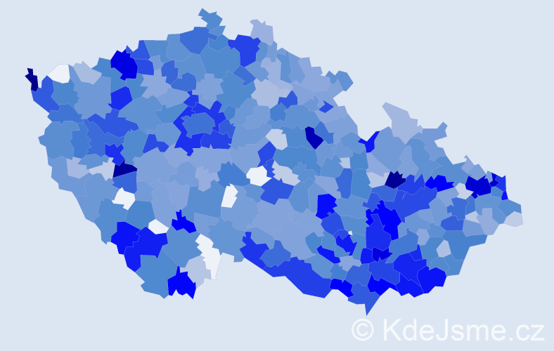 Jméno: 'Liliana', počet výskytů 1953 v celé ČR