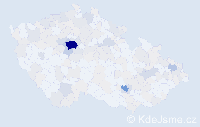 Jméno: 'Nora', počet výskytů 522 v celé ČR