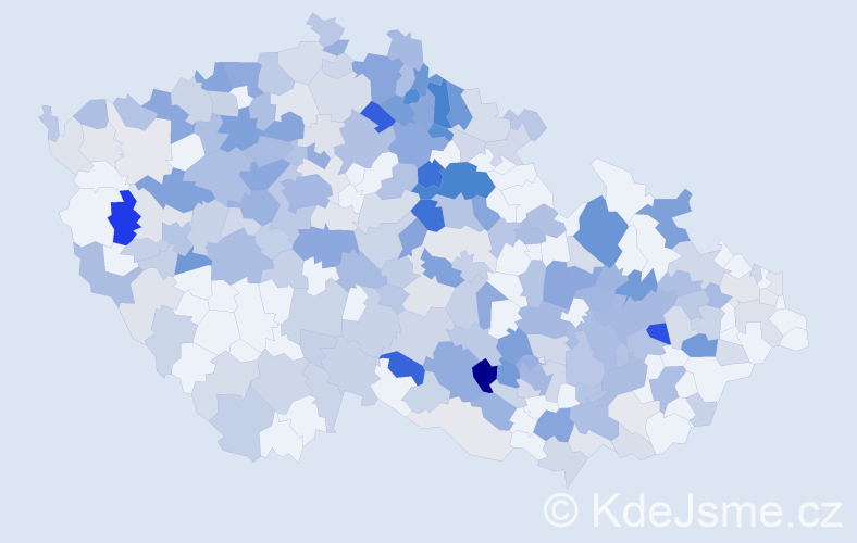 Jméno: 'Dobroslav', počet výskytů 536 v celé ČR
