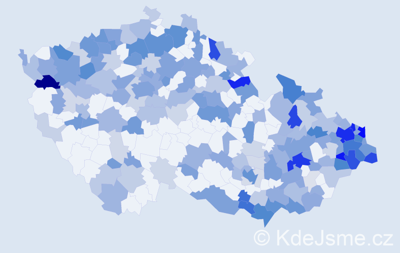 Jméno: 'Alojz', počet výskytů 526 v celé ČR