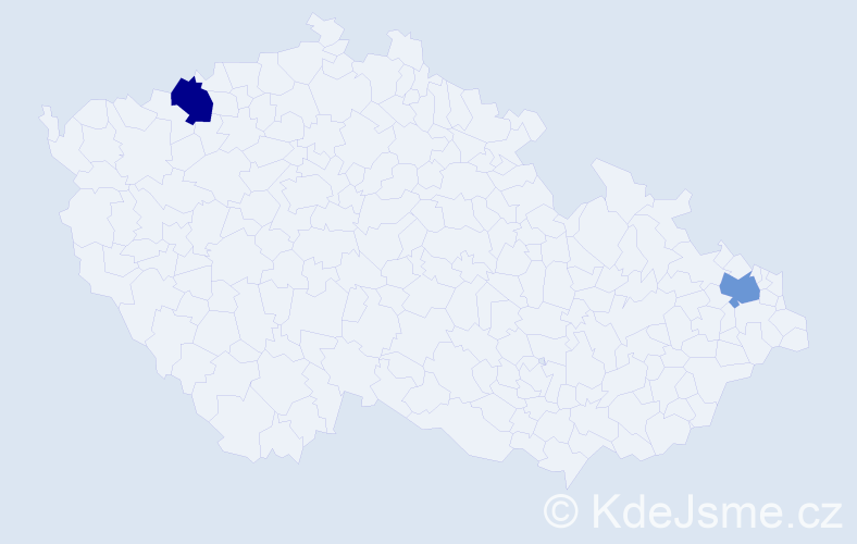 Jméno: 'Thu Quynh', počet výskytů 2 v celé ČR