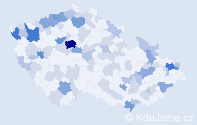 Jméno: 'Melisa', počet výskytů 198 v celé ČR