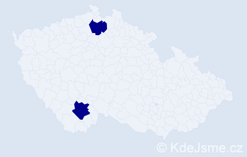 Jméno: 'Ermin', počet výskytů 4 v celé ČR