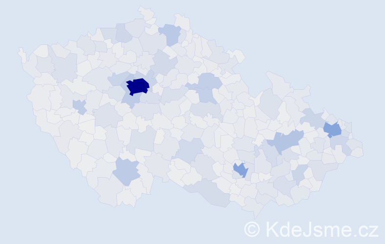 Jméno: 'Zuzana', počet výskytů 61382 v celé ČR