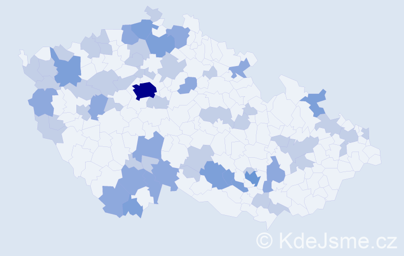 Jméno: 'Slavomila', počet výskytů 104 v celé ČR
