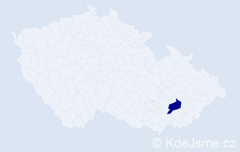 Jméno: 'Karel Radim', počet výskytů 1 v celé ČR