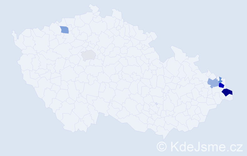 Jméno: 'Oton', počet výskytů 12 v celé ČR