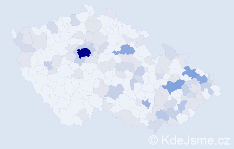 Jméno: 'Jeroným', počet výskytů 198 v celé ČR