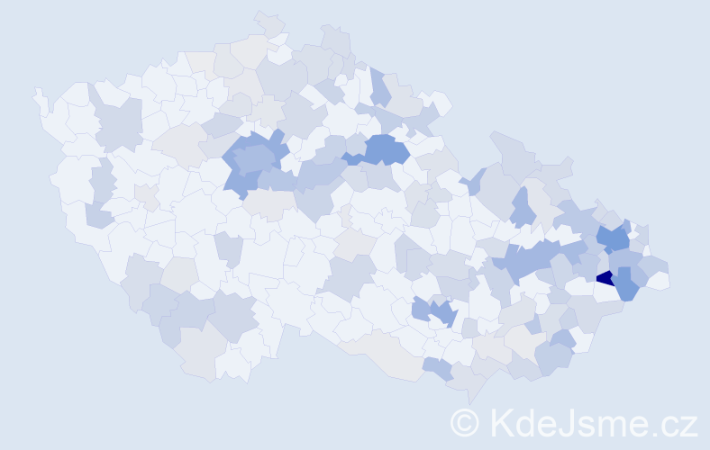 Jméno: 'Radan', počet výskytů 440 v celé ČR