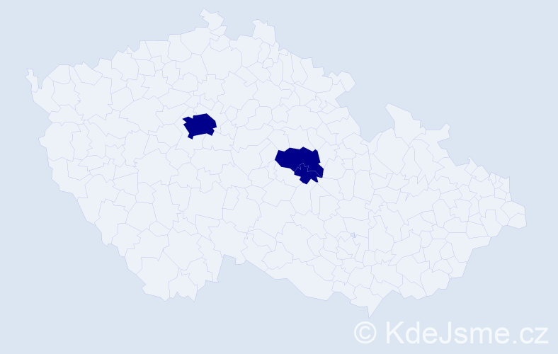 Jméno: 'Žitomír', počet výskytů 3 v celé ČR