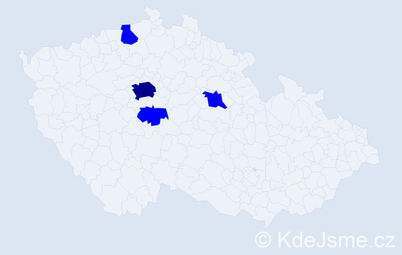 Jméno: 'Elma', počet výskytů 5 v celé ČR