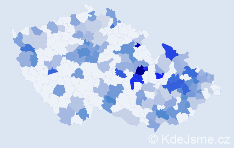 Jméno: 'Jeroným', počet výskytů 229 v celé ČR