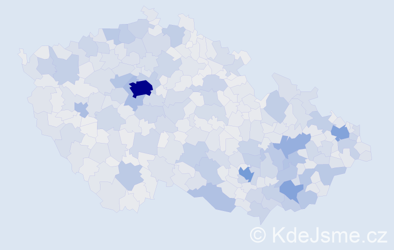 Jméno: 'Antonín', počet výskytů 55622 v celé ČR