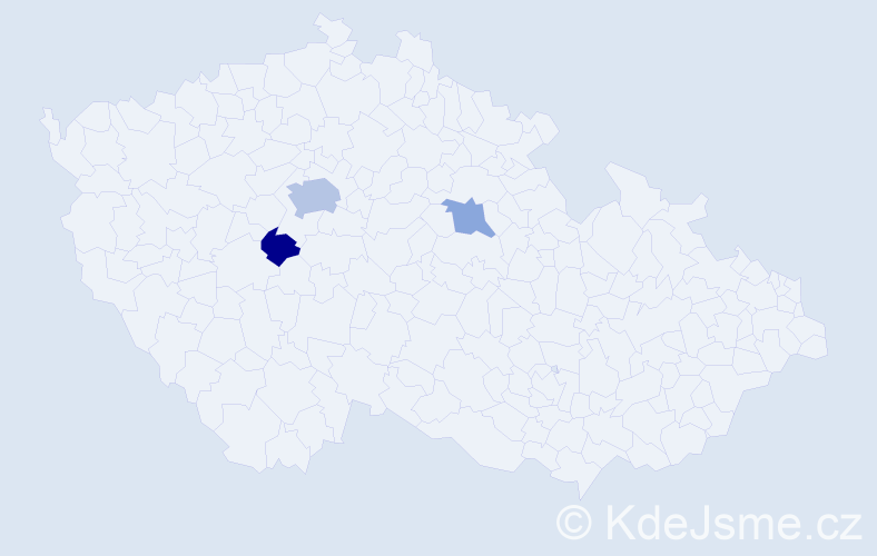 Jméno: 'Xiaoling', počet výskytů 6 v celé ČR