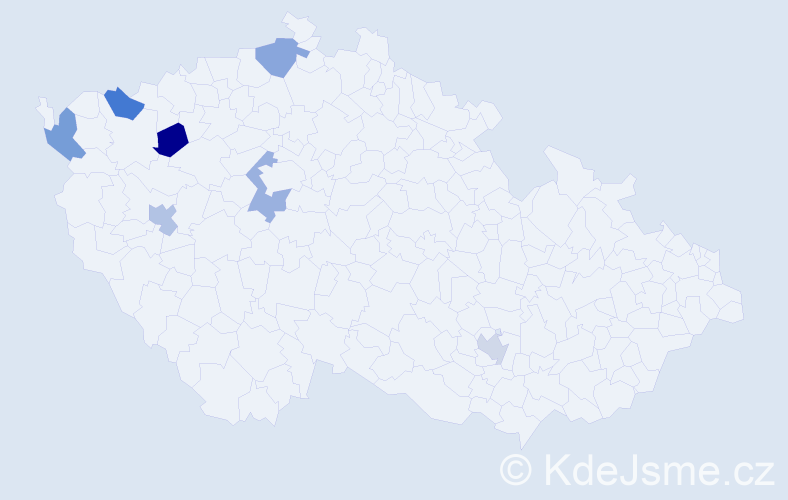 Jméno: 'Kieu Oanh', počet výskytů 7 v celé ČR