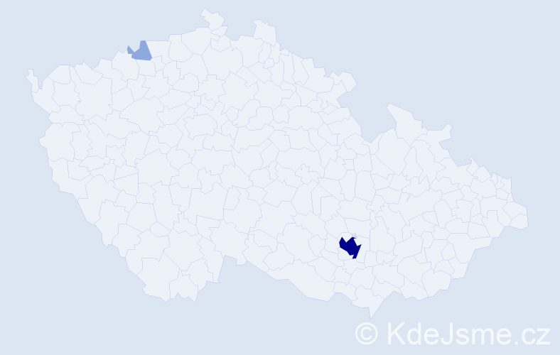 Jméno: 'Ofir', počet výskytů 6 v celé ČR