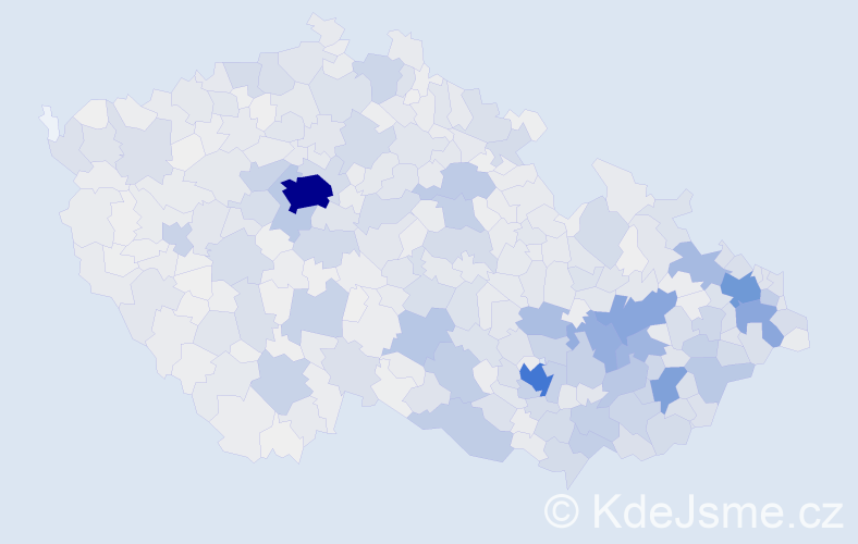 Jméno: 'Magda', počet výskytů 5511 v celé ČR