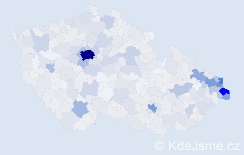 Jméno: 'Vanda', počet výskytů 3246 v celé ČR