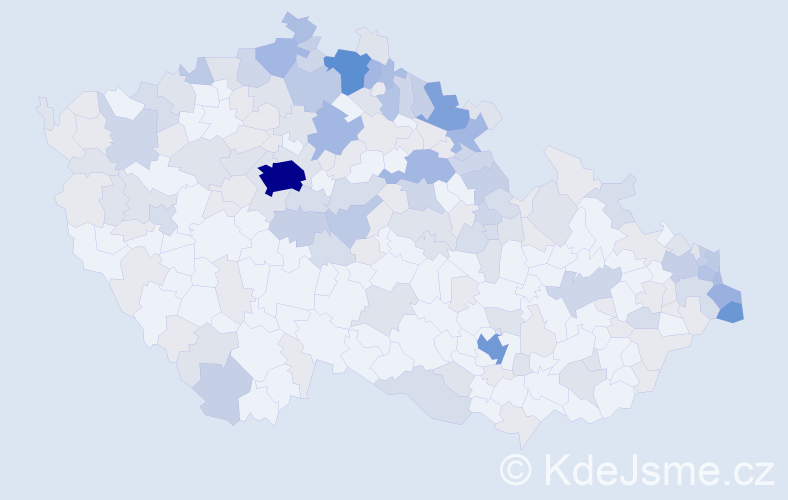Jméno: 'Teresa', počet výskytů 460 v celé ČR
