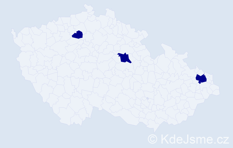 Jméno: 'The Binh', počet výskytů 3 v celé ČR