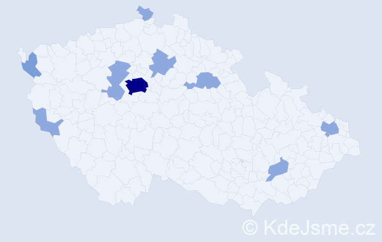 Jméno: 'Hoang Anh', počet výskytů 18 v celé ČR