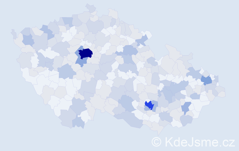 Jméno: 'Gita', počet výskytů 423 v celé ČR