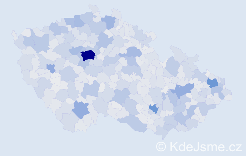 Jméno: 'Miroslav', počet výskytů 149651 v celé ČR