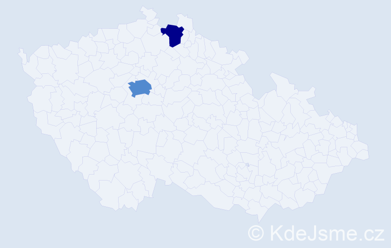 Jméno: 'Nariman', počet výskytů 4 v celé ČR