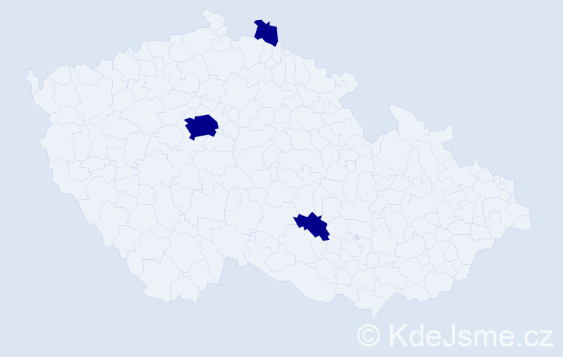 Jméno: 'Dorota Anna', počet výskytů 3 v celé ČR