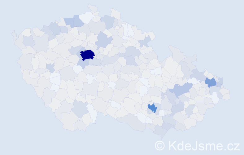 Jméno: 'Kristína', počet výskytů 1153 v celé ČR