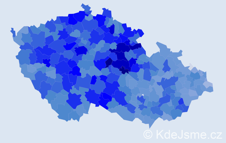 Jméno: 'Stanislava', počet výskytů 19529 v celé ČR