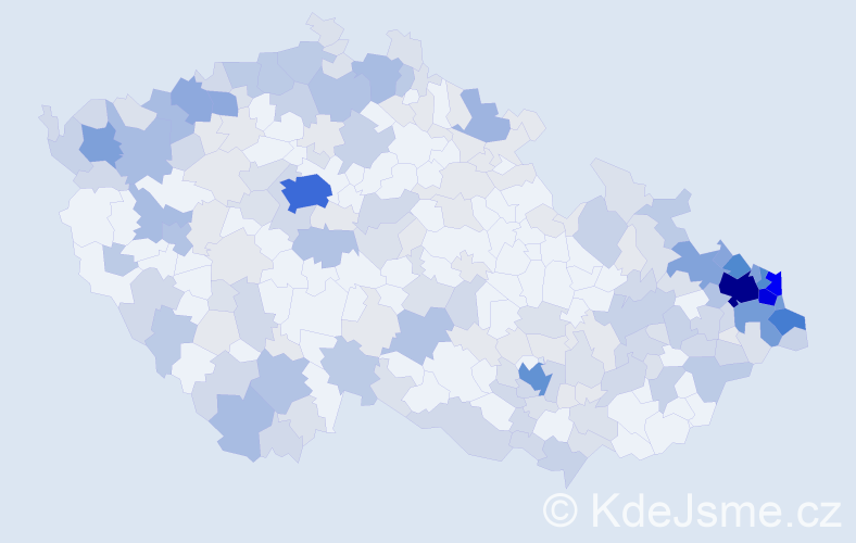 Jméno: 'Hilda', počet výskytů 661 v celé ČR