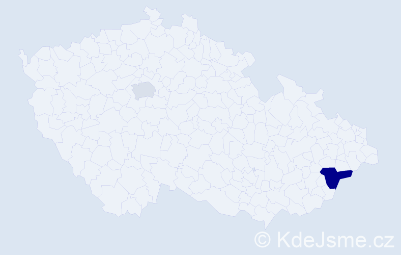 Jméno: 'Naela', počet výskytů 3 v celé ČR