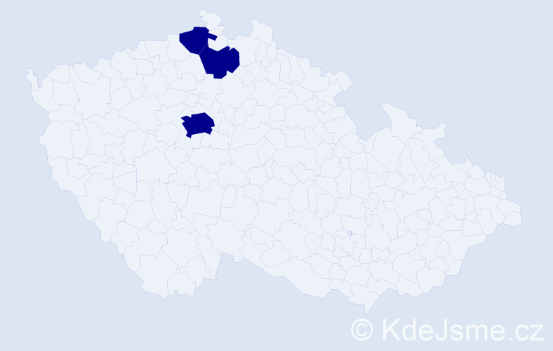 Jméno: 'Radim Josef', počet výskytů 3 v celé ČR