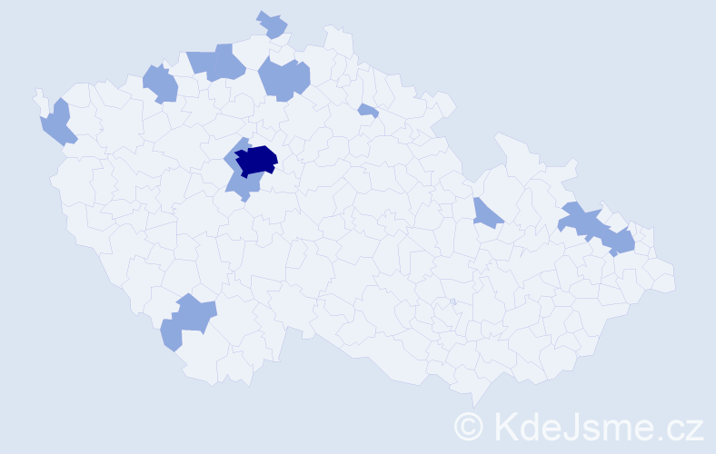 Jméno: 'Lan Anh', počet výskytů 17 v celé ČR