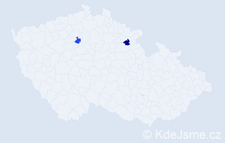 Jméno: 'Adam Prokop', počet výskytů 2 v celé ČR